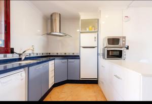 Η κουζίνα ή μικρή κουζίνα στο Apartamento con Vista al Mar