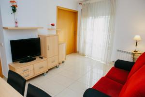TV a/nebo společenská místnost v ubytování Apartamentos Navas