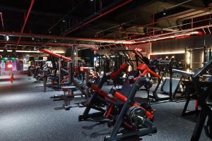 Fitness centrum a/nebo fitness zařízení v ubytování Hyunjin Tourist Hotel