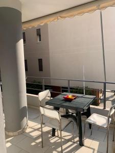 Khu vực ghế ngồi tại City Apartment Vlora 01 +18 ảnh