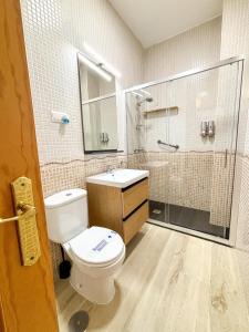 Kúpeľňa v ubytovaní Plz de la Merced Apartamentos Solera