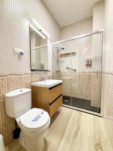 Kúpeľňa v ubytovaní Plz de la Merced Apartamentos Solera