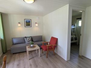 Posezení v ubytování Oldevatn Camping