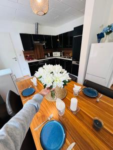 A kitchen or kitchenette at Fewo-Wilhering