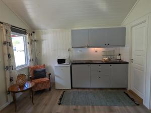 Kuchyň nebo kuchyňský kout v ubytování Oldevatn Camping