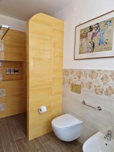Koupelna v ubytování Il sentiero b&b