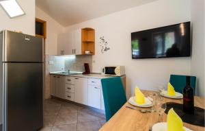 Η κουζίνα ή μικρή κουζίνα στο Amazing Apartment In Milna With Wifi