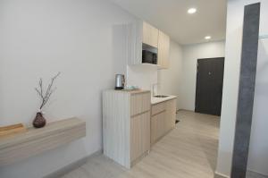 Η κουζίνα ή μικρή κουζίνα στο Bubble Humble Bangkok