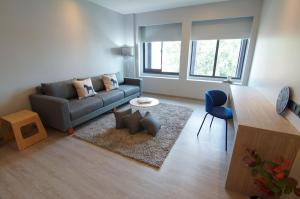 Χώρος καθιστικού στο Bubble Humble Bangkok