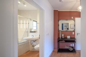 Koupelna v ubytování Das Bergquartier - Ferienwohnung Rabenkopf