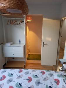 En eller flere senger på et rom på Panorama Vue Penthouse