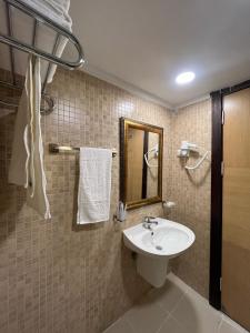 Koupelna v ubytování Hotel Topkapı