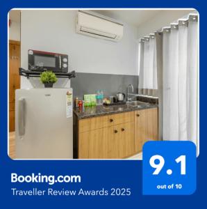 Kuchyň nebo kuchyňský kout v ubytování Wandr Hotel Medicity Gurugram, Near Medanta Hospital