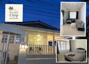 a collage of pictures of a house at Cozy at Kohlarn in Ko Larn