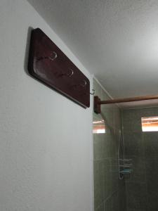 Koupelna v ubytování Cobán room