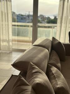 Predel za sedenje v nastanitvi Spacious apartment with top view