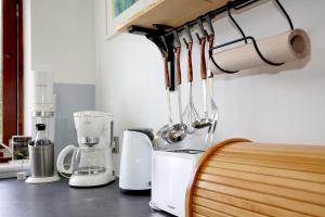 Fitness centrum a/nebo fitness zařízení v ubytování Gemütliche Fewo mit Sonnenterrasse