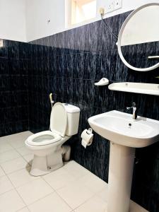 Koupelna v ubytování Hotel Highnest