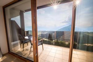 Widok na góry z tego hotelu