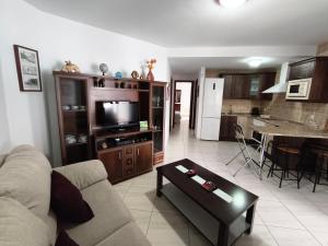 Kuchyň nebo kuchyňský kout v ubytování Apartamento el Carmen