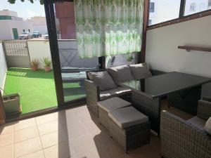 Posezení v ubytování Apartamento el Carmen