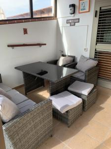 Posezení v ubytování Apartamento el Carmen