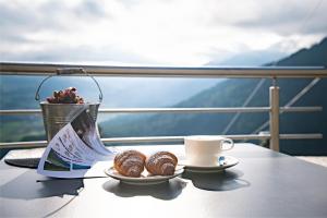 Widok na góry z tego hotelu