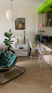 Χώρος καθιστικού στο riverside