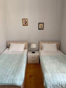 Voodi või voodid majutusasutuse Holiday House toas
