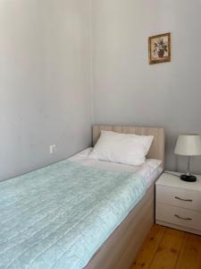 Voodi või voodid majutusasutuse Holiday House toas