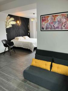 Ένα ή περισσότερα κρεβάτια σε δωμάτιο στο Grange&Lodge