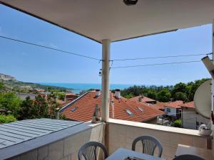 a view from the balcony of a house at Magi Sunrise in Balchik