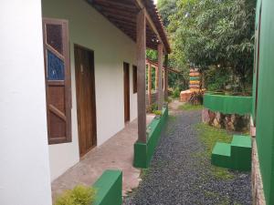 Zahrada ubytování Camping a 900m da Vila do Capão