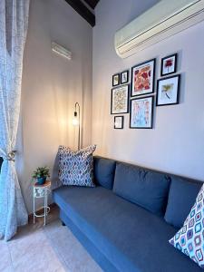 Χώρος καθιστικού στο Attico Ariabella - Mare, Relax e Comfort tra le meraviglie di Marinagri