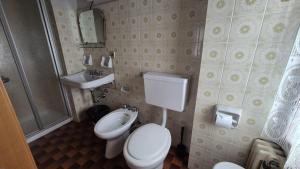 Koupelna v ubytování Albergo Valentini