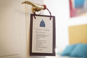 Certifikát, hodnocení, plakát nebo jiný dokument vystavený v ubytování Le Tare B&B