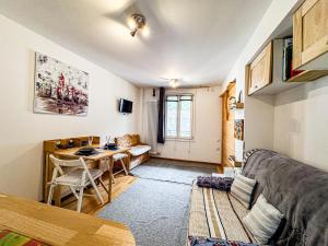 Χώρος καθιστικού στο Studio 4810 Centre Chamonix