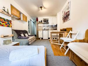 Η κουζίνα ή μικρή κουζίνα στο Studio 4810 Centre Chamonix