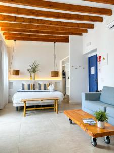 Posezení v ubytování Moona Hostal Altea