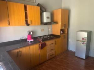 Eldhús eða eldhúskrókur á Cubic Apartment