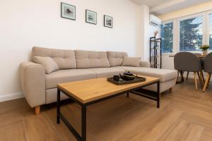 Posezení v ubytování Cozy and comfortable northern apartment, Kapana district, Plovdiv, Center