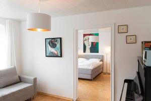 Posteľ alebo postele v izbe v ubytovaní Zu Hause in Tirol