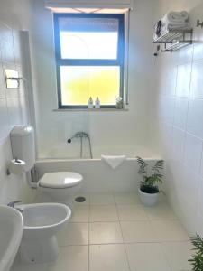 Koupelna v ubytování B&B Lary