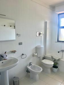 Koupelna v ubytování B&B Lary