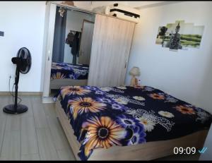 Postel nebo postele na pokoji v ubytování Coral Terrasse