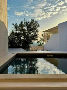 ミコノス・シティにあるConte Mykonos Iの裏庭のプール