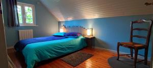 Katil atau katil-katil dalam bilik di Chalet aux 2 sapins +4 gambar