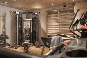 Fitness centrum a/nebo fitness zařízení v ubytování Hotel Lenz