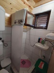 Koupelna v ubytování Planinska kuca-Jovanovic!