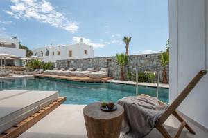 A piscina localizada em Nuca Mykonos ou nos arredores